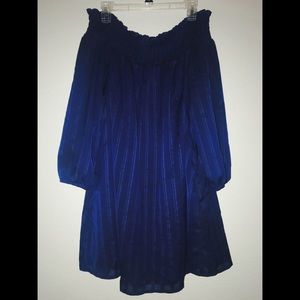 Off the Shoulder Shift Dress